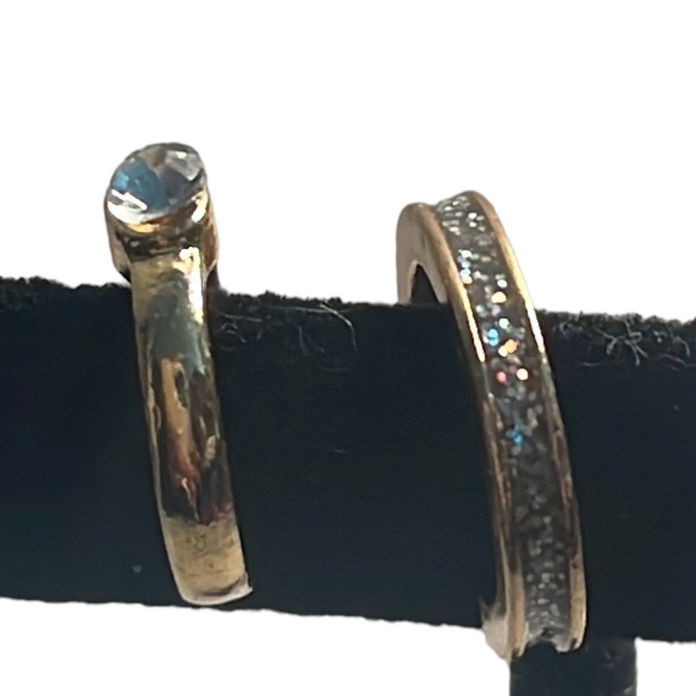 Earring cuff gold tone stylish jewelry New OS